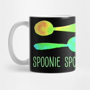 Spoonie Spouse! (Bright Green) Mug